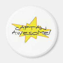 Captain Awesome! Fridge Magnets