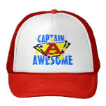 Captain Awesome Funny Hat