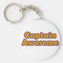 Captain Awesome Key Chain