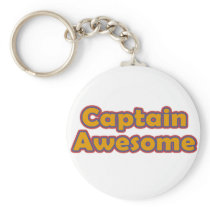 Captain Awesome Key Chain