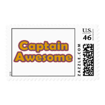 Captain Awesome Postage Stamp