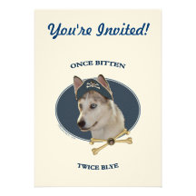 Captain Blye Ausky Dog Custom Announcements