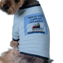 captain boating sailing joke pet clothing by jimhartley captain boating sailing joke pet clothing