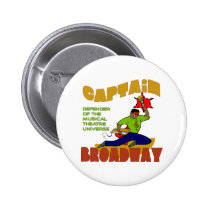 Captain Broadway (dark skin) Button buttons