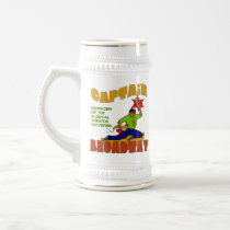 Captain Broadway (dark skin) Stein mugs