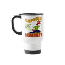 Captain Broadway (lite skin) Travel Mug mugs
