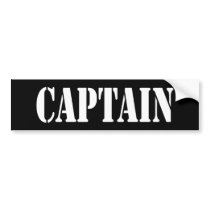 Captain Bumper Stickers