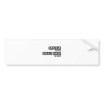 Captain By Day...Deadly Ninja By Night Bumper Sticker