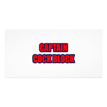 Captain Cock Block photo cards