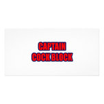 Captain Cock Block Photo Card Template