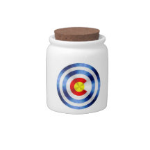 Captain Colorado Hero Shield Candy Dishes