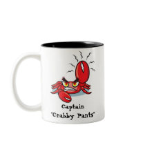 Captain Crabby Pants Coffee Mug