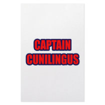 Captain Cunilingus stationery