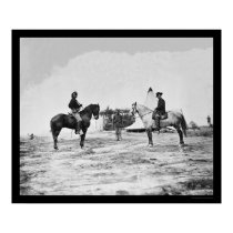 Captain Custer & General Pleasonton Falmouth 1863 posters