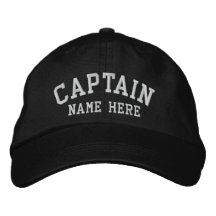 Captain - customizable embroidered baseball cap