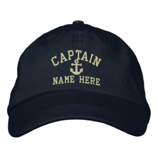 Captain - customizable embroidered baseball caps