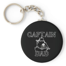 Captain Dad Keychain