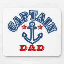CAPTAIN DAD mousepads