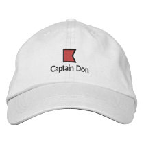 captain Don - B embroidered hats by superrox captain Don - B embroidered hats