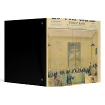 Captain Dreyfus  before the Court Martial Vinyl Binder