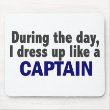 Captain During The Day Mouse Pad
