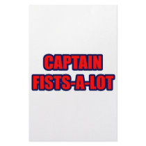 Captain Fists-A-Lot stationery