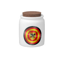 Captain Germany Hero Shield Candy Jar