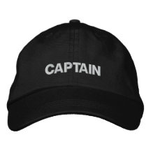 CAPTAIN HAT EMBROIDERED BASEBALL CAP