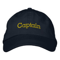 Captain Hat embroidered hats