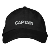 CAPTAIN HAT embroidered hats
