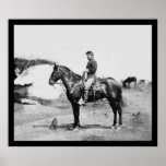 Captain Howard on Horseback at Falmouth 1863 posters