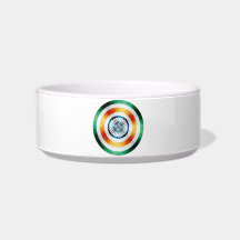 Captain India Hero Shield Pet Food Bowl