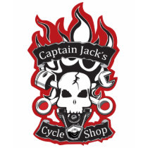 Captain Jacks Cycle Shop Tank Top t-shirts