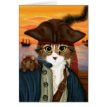 Captain Leo, Pirate Cat & Rat Fantasy Art Card cards