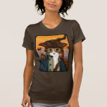 Captain Leo, Pirate Cat & Rat Fantasy Art T-Shirt t-shirts