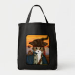 Captain Leo, Pirate Cat & Rat Fantasy Art Tote Bag bags