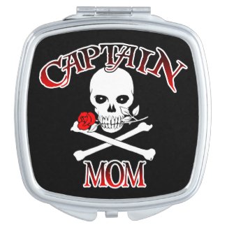 Captain Mom Compact Mirror