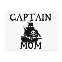 Captain Mom Postcard