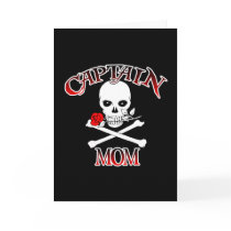 Captain Mom (Rose)Greeting Card