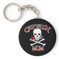 Captain Mom (Rose)Keychain
