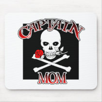 Captain Mom (Rose)Mousepad by geo_barr Captain Mom (Rose)Mousepad