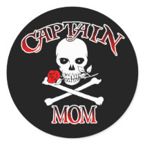 Captain Mom (Rose)Sticker