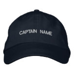 CAPTAIN NAME  HAT embroidered hats