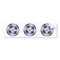 Captain Navy Bumper Stickers
