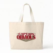 Captain Obvious Canvas Bags