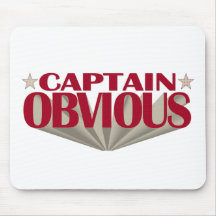 Captain Obvious Mouse Mat