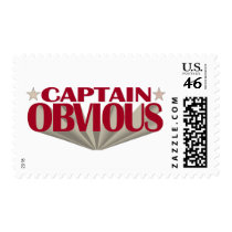Captain Obvious Postage Stamp