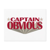 Captain Obvious Postcards
