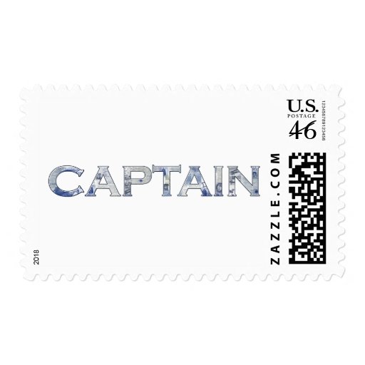 Captain personalized gifts postage stamp