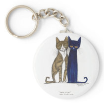 Captain & Pete Keychain